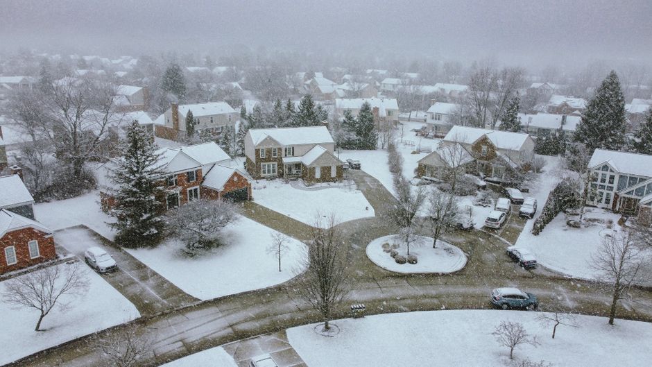 Dane County, Wisconsin neighborhood with basement-level homes